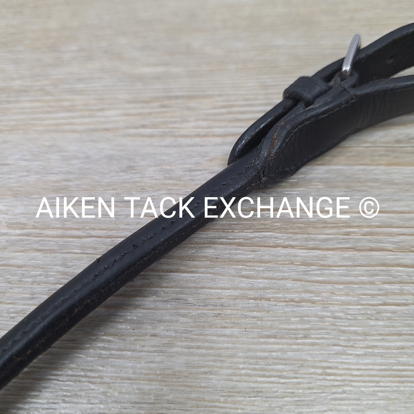 Rolled Leather Grab Strap