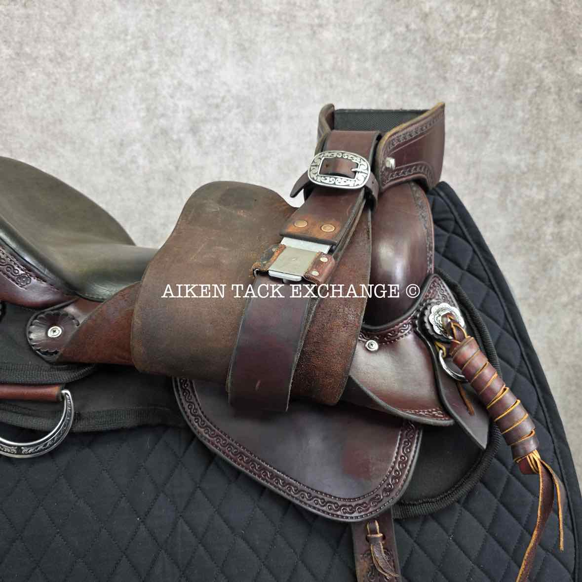 2020 Crest Ridge Saddlery Crusade Lite Western Saddle, 17" Seat, Wide Tree - Full QH Bars