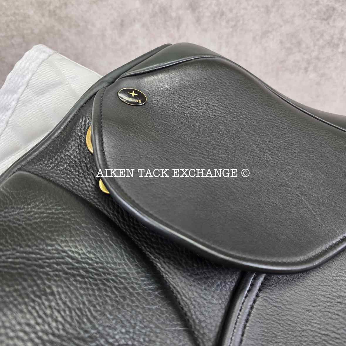 **SOLD** Smith-Worthington Stellar Pulsar Dressage Saddle, 18.5" Seat, Medium Tree, Wool Flocked Panels