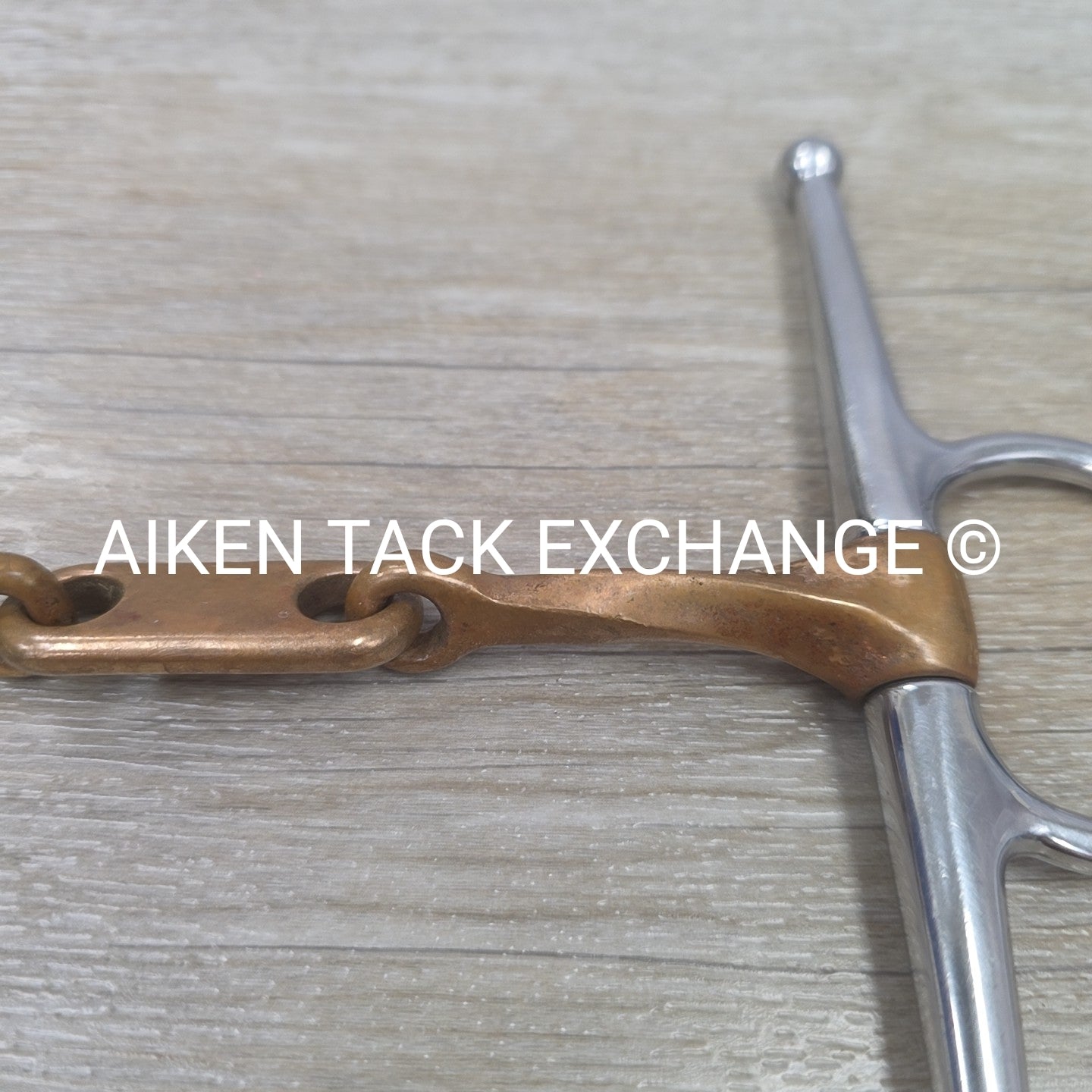 Copper Slow Twist French Link Full Cheek Bit 5.5"