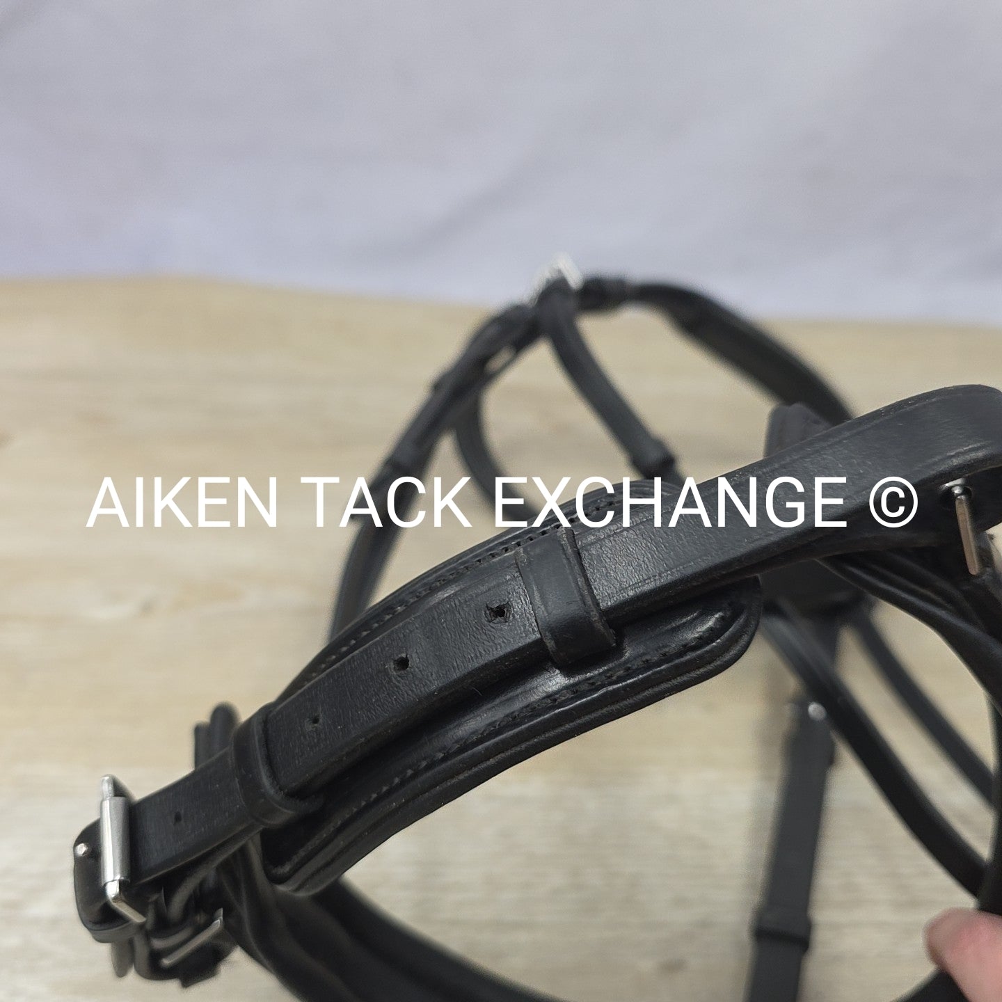 KL Select Dressage Bridle with Matching Reins, Black, Size Full