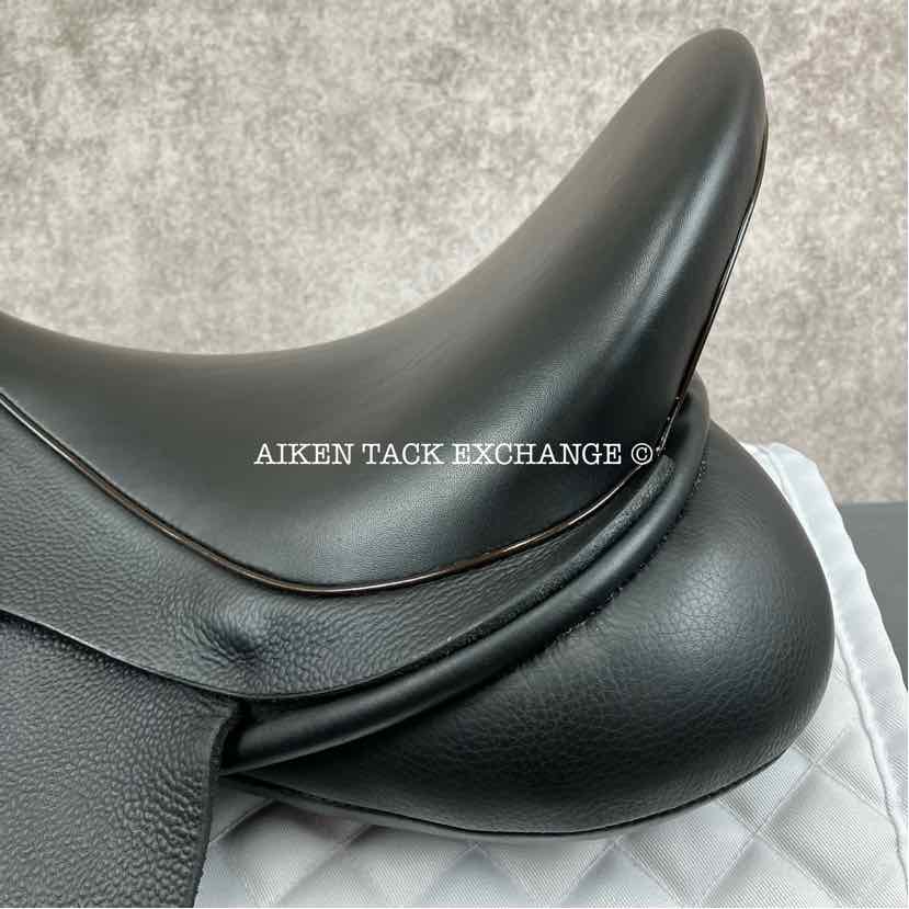 2022 Trilogy Verago Elite Dressage Saddle, 18" Seat, Medium Tree, Wool Flocked Panels