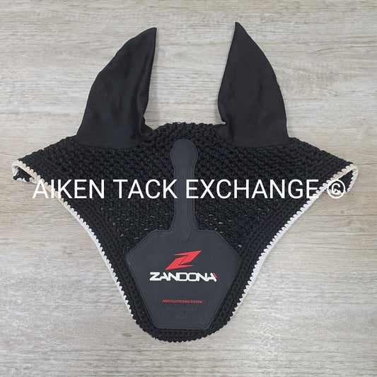 Zandona Ear Bonnet, Black, Size Full