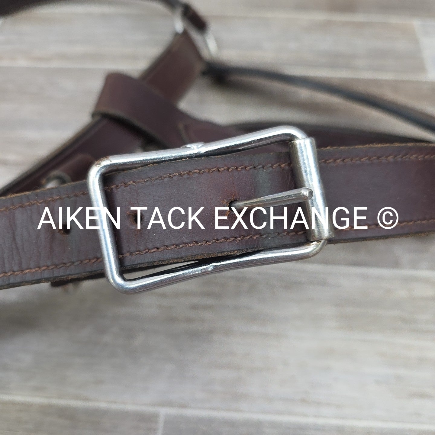 Leather Halter, Brown, Size Draft