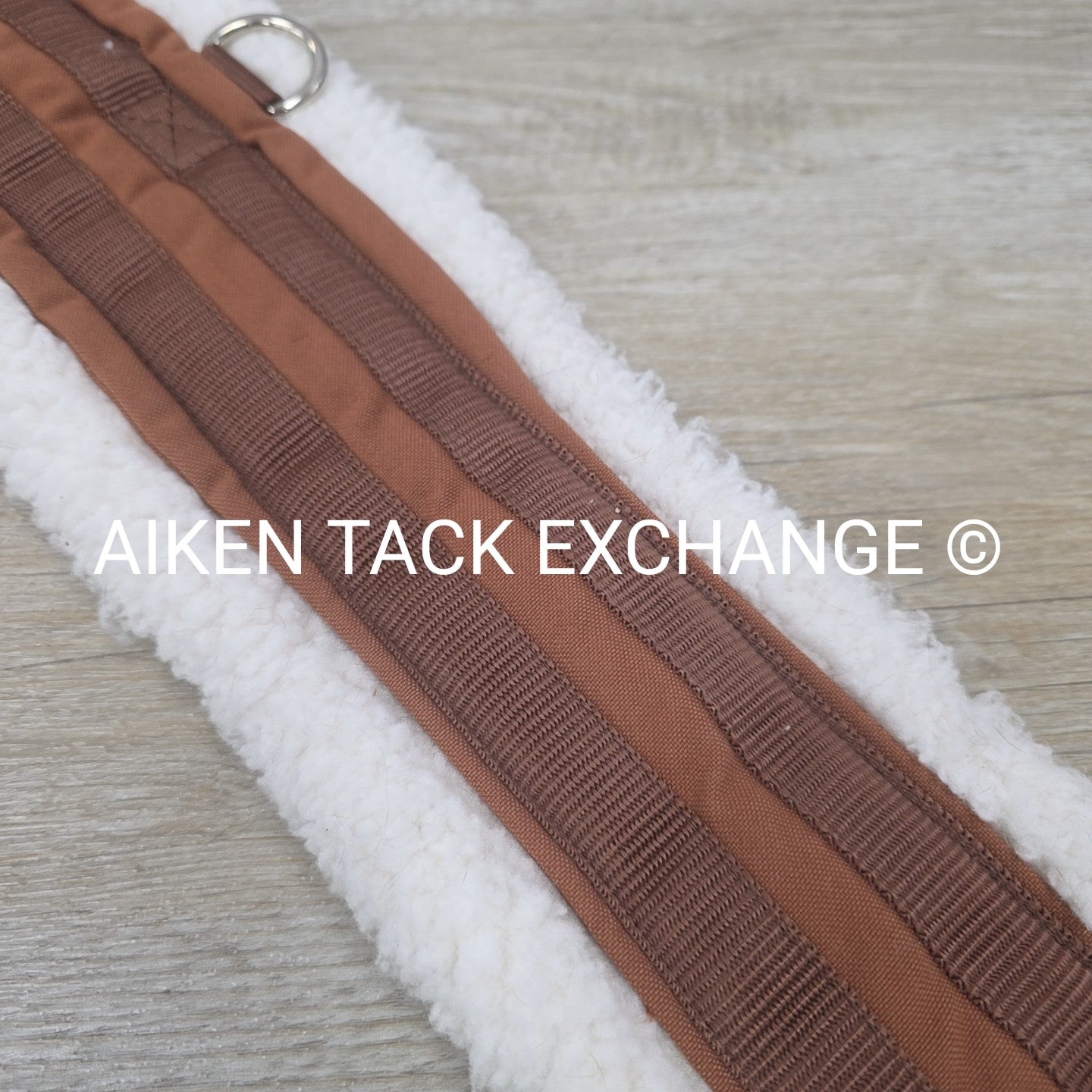Toklat Fleece Girth with Double End Elastic, Brown, 52"