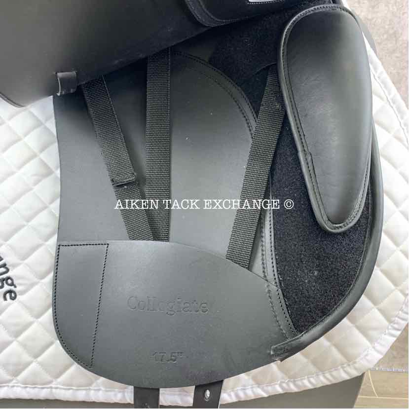 **SOLD** 2024 Collegiate Esteem Dressage Saddle, 17.5" Seat, Adjustable Tree - Changeable Gullet, Wool Flocked Panels