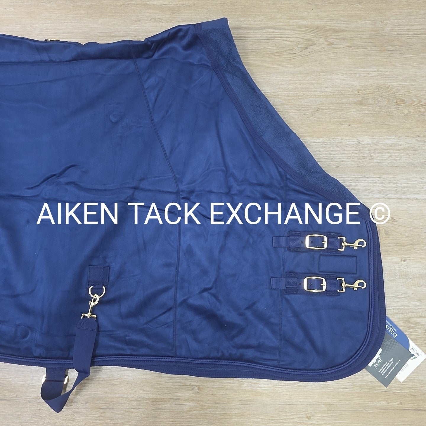 Fenwick Equestrian EquSuede Performance Cooler, Blue, 76"