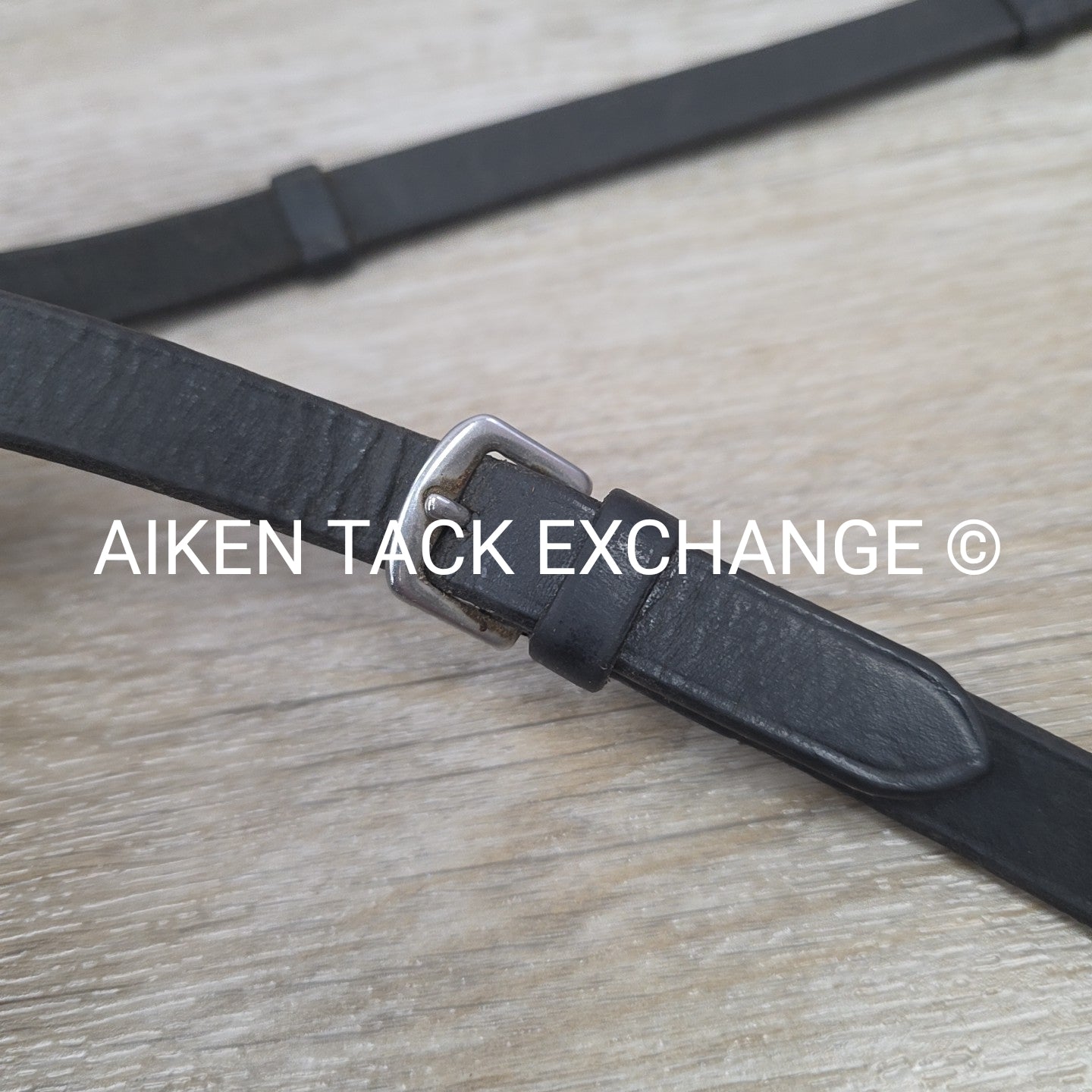 BARGAIN BUNDLE: 2 Pairs Leather Reins with Hand Grips, Black