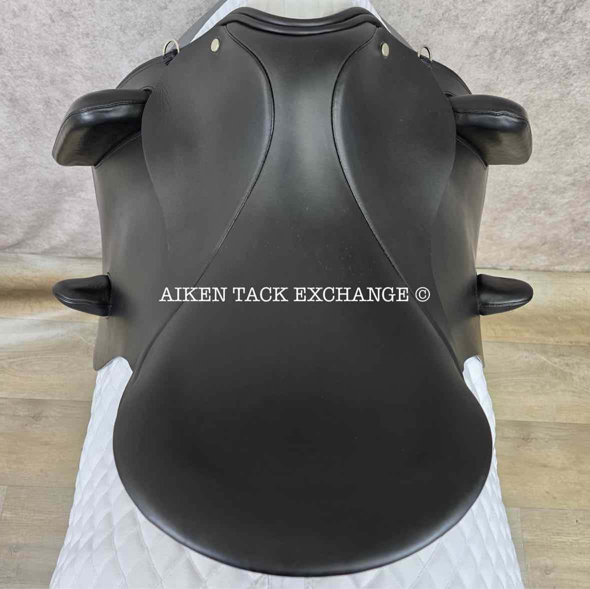 Centaur by Michael Stokes Para Dressage Saddle, 18" Seat, Medium Tree, Wool Flocked Panels