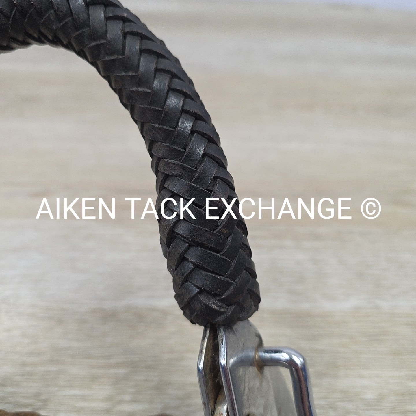 Mechanical Hackamore with Braided Nose