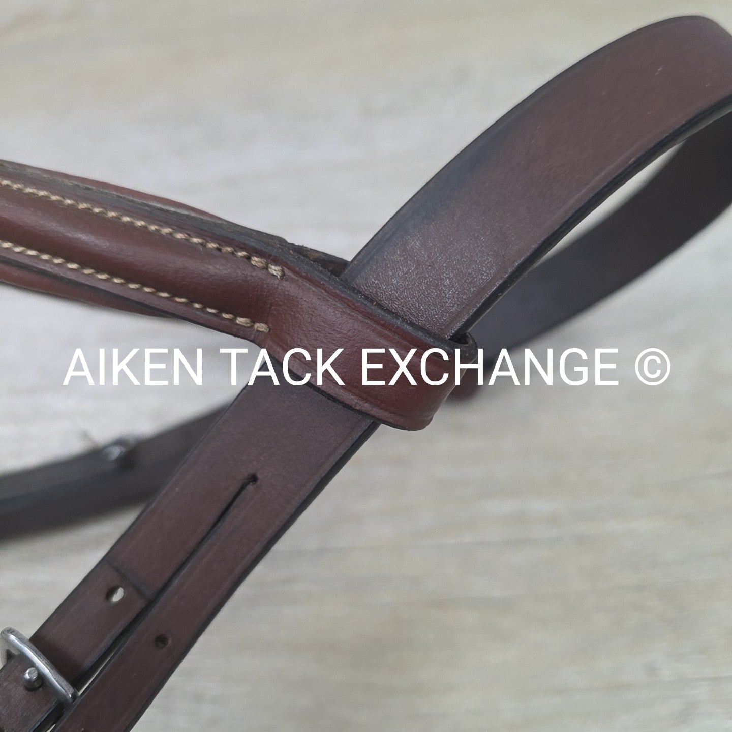 Plain Bridle, No Noseband, No Reins, Brown, Size Full