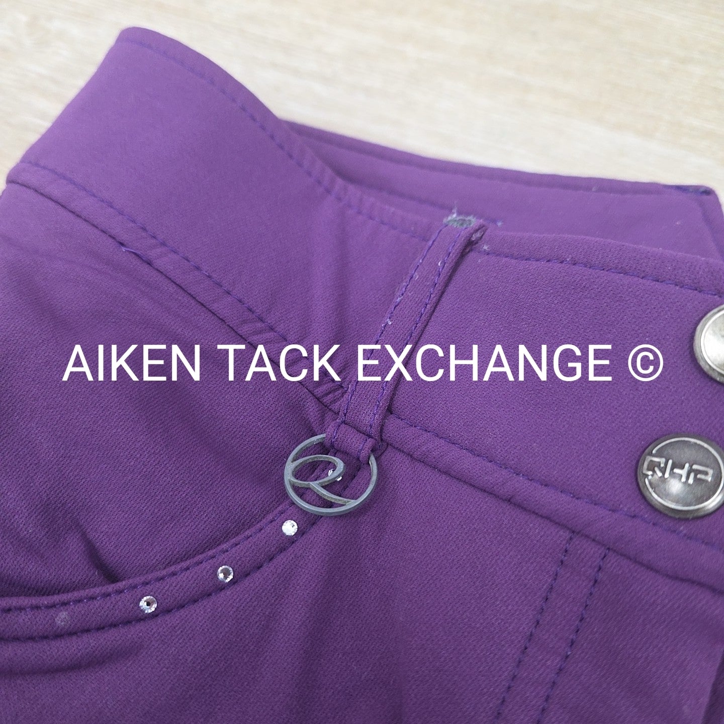 QHP Elena Silicone Grip Full Seat Breeches, Women's 40 (Medium)