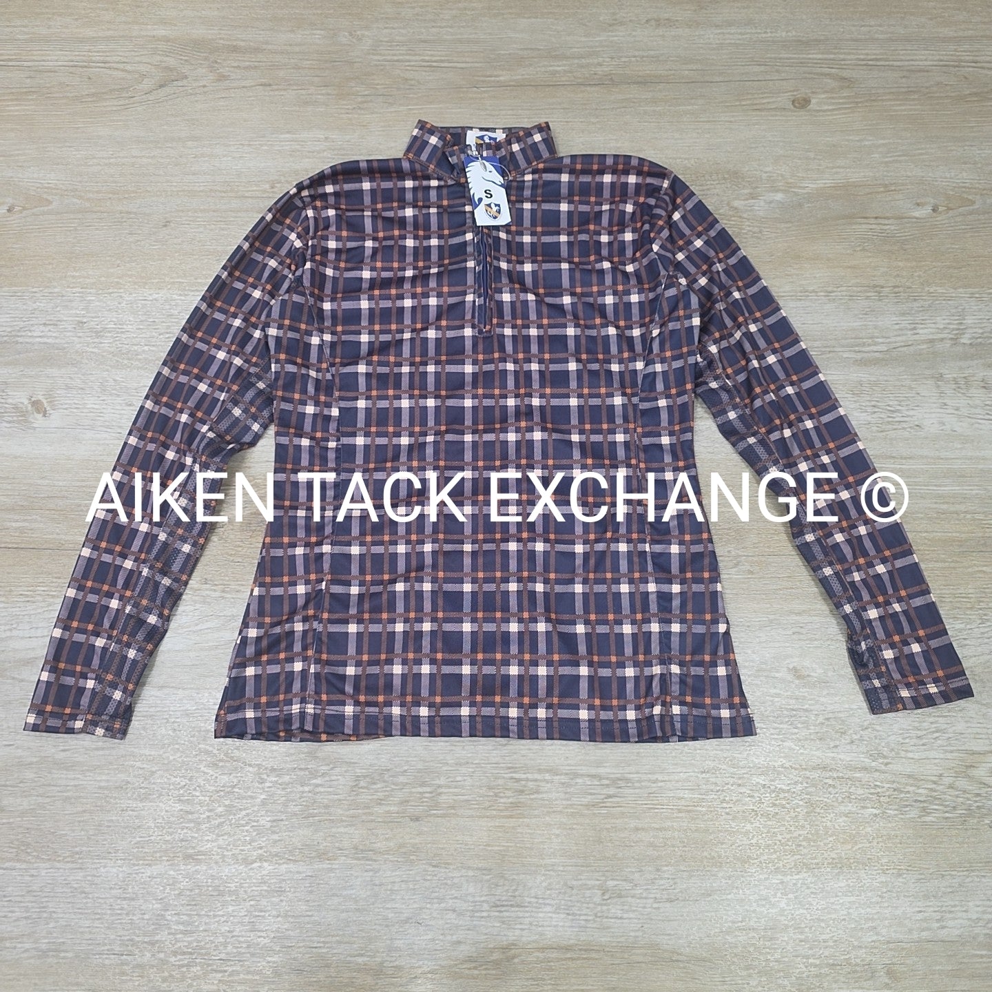 Royal Highness Checkered Plaid Show Shirt, Women's Small