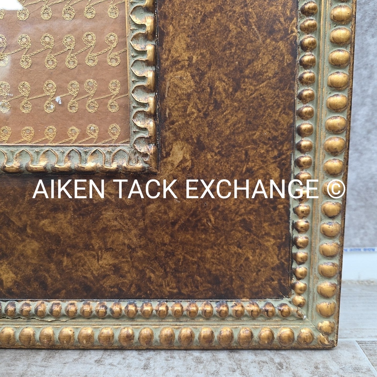 PL. 10 Nougat by L. Penicut, Embroidered, Matted, Framed, 31" x 27"