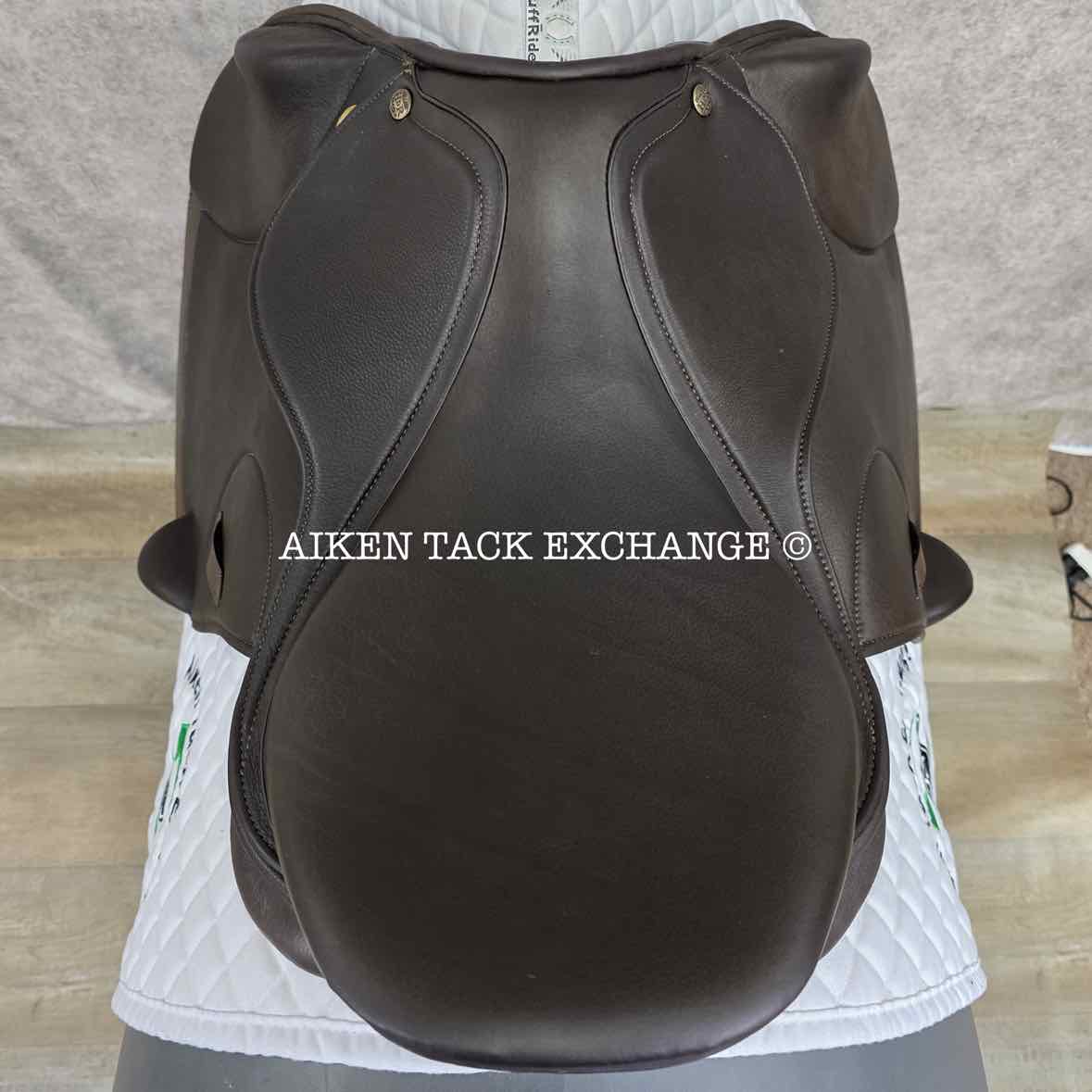 HDR - Henri de Rivel Phoenix IGP Monoflap Jump Saddle, 17" Seat, Adjustable Tree - Changeable Gullet, Foam Panels