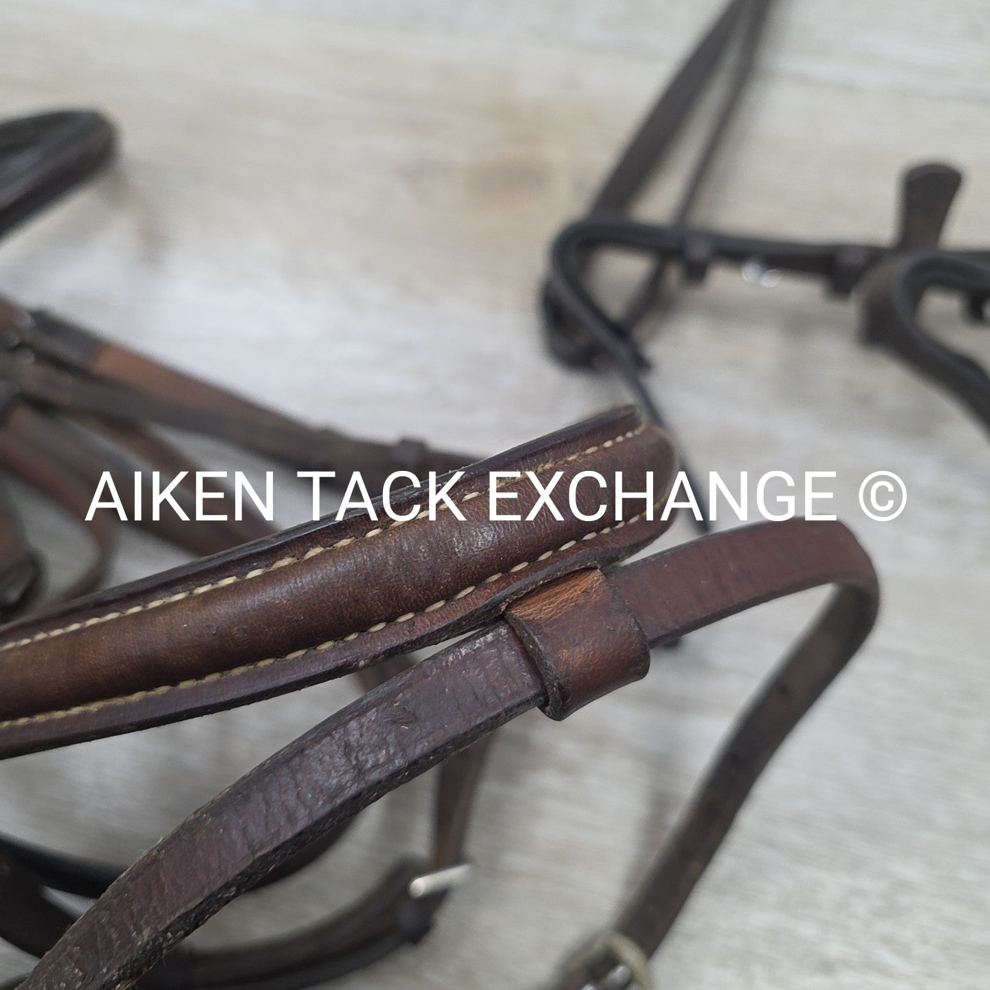 BARGAIN BUNDLE: Flash Bridle with 2 Pairs Rubber Reins, Brown, Size Full