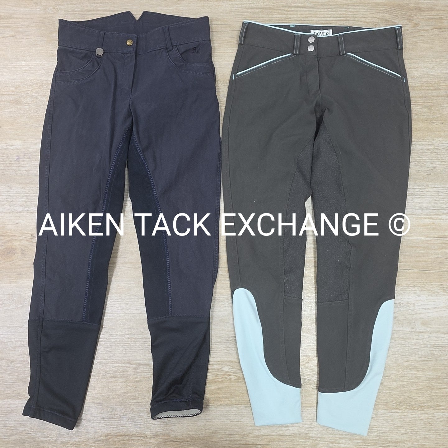 BARGAIN BUNDLE: Ovation Full Seat Breeches, 28 & Dover Saddlery Silicone Full Se