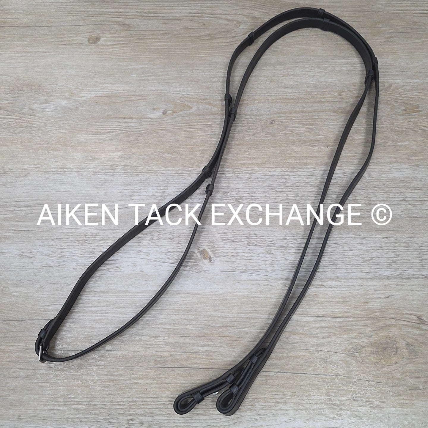 KL Select Monocrown Double Weymouth Bridle with Both Reins, Black, Size Full