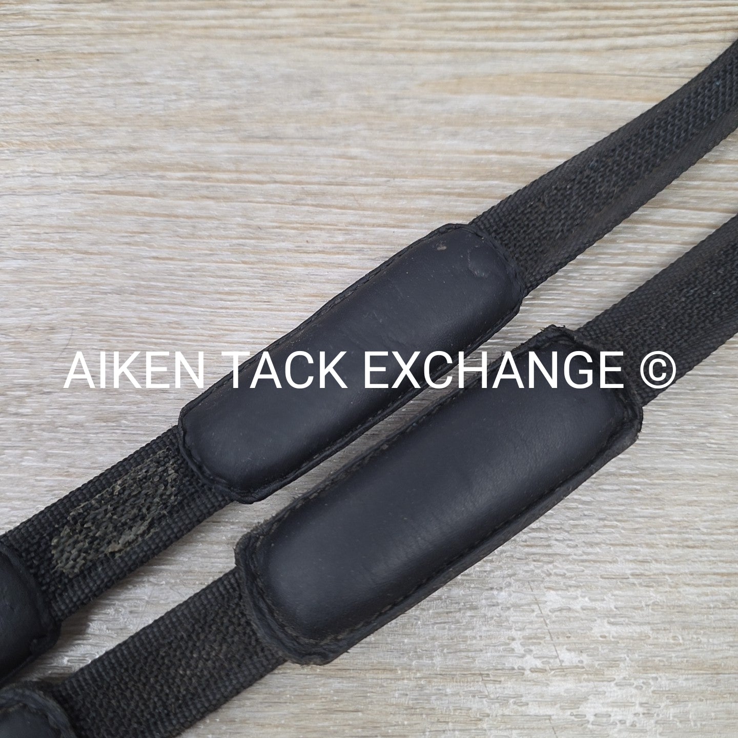 Correct Connect Intermittent Padded Reins, Black, 48"