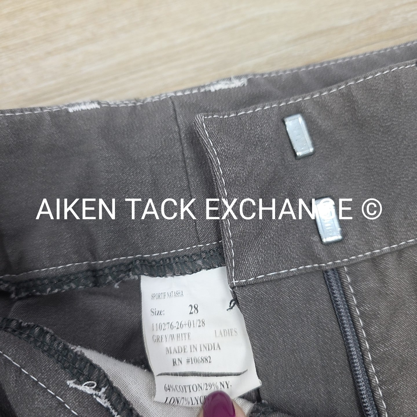 BARGAIN BUNDLE: 2 Pair Equine Couture Knee Patch Breeches, Size 28