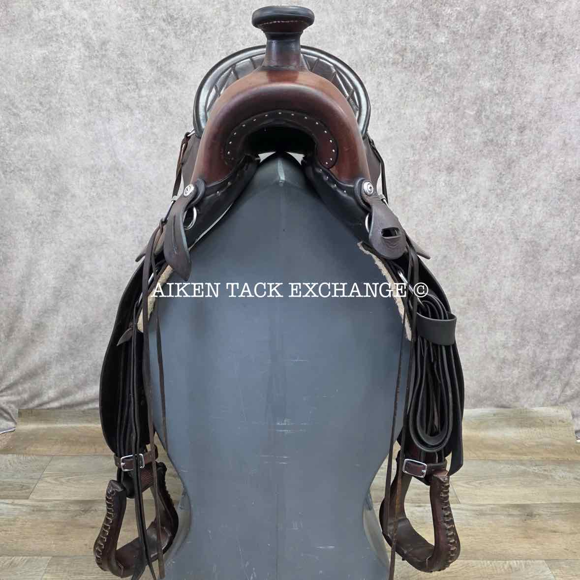 Steele Classic Trail Western Saddle, 16.5" Seat, Wide Tree - Full QH Bars