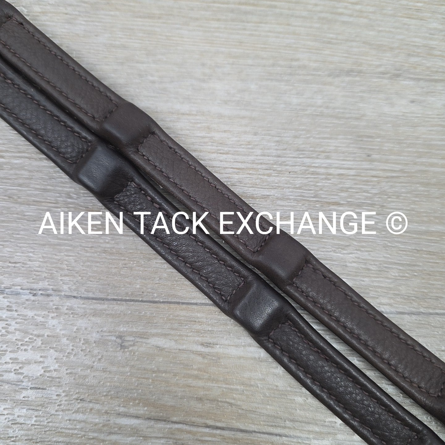 Schockemohle Durasoft Grip Reins, Brown, Size Full