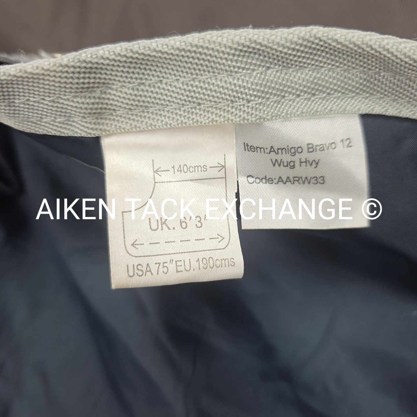 Horseware Amigo Bravo 12 400 G Heavy Weight WUG Turnout Blanket, 75"