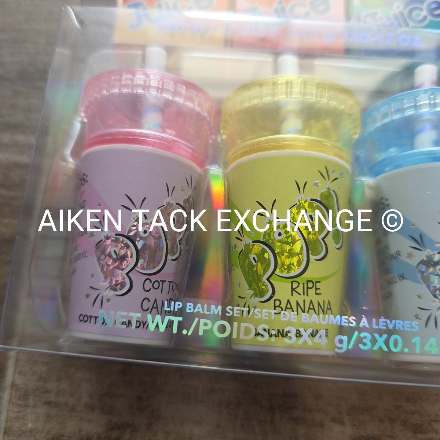 Claire's Lip Balm Sets (2) - 3 Count Per Each Set (6 Total)