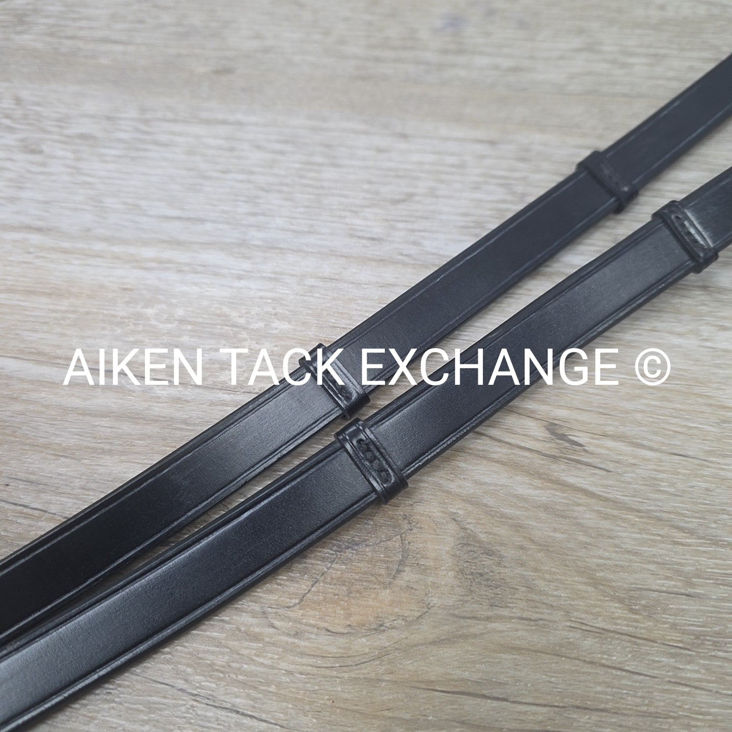 Passier Leather Grip Reins, Black, 55"