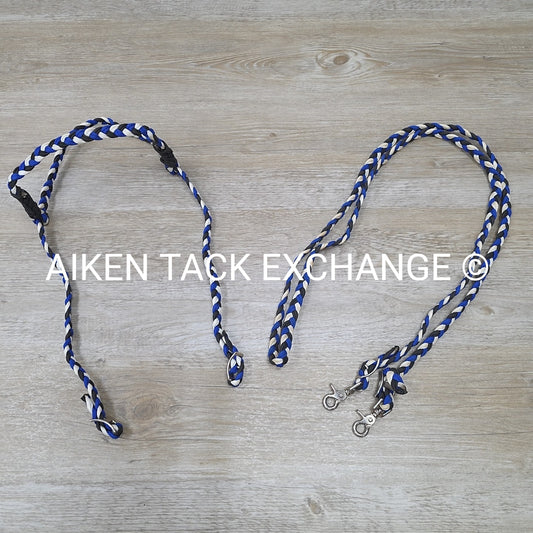 Paracord Braided Browband Headstall with Matching Reins