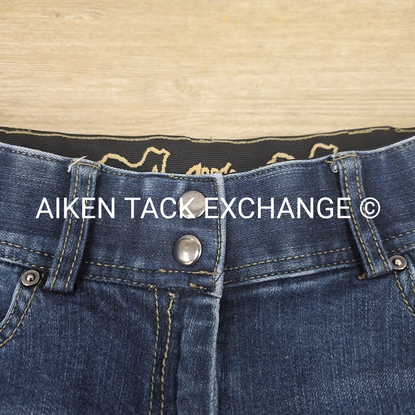 Goode Rider Denim Full Seat Breeches, Size 28