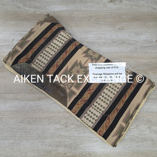 Reinsman Square Contour Trail Fleece Bottom Saddle Pad