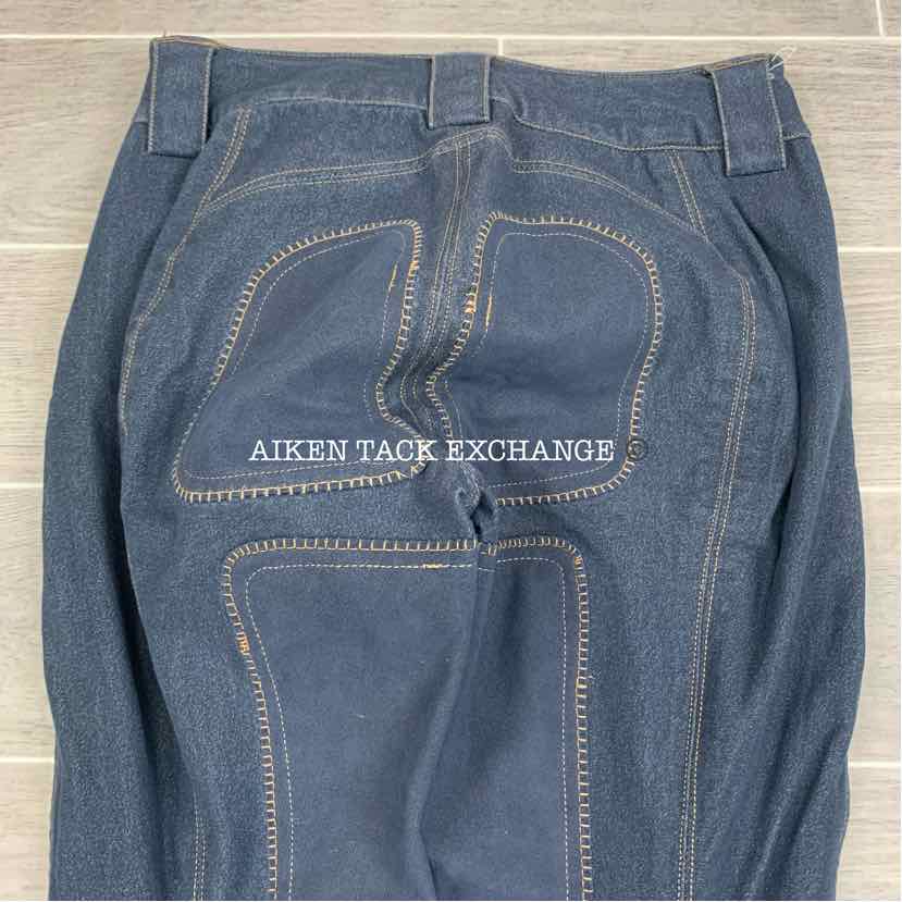 FITS Denim Full Seat Breeches, Size Small
