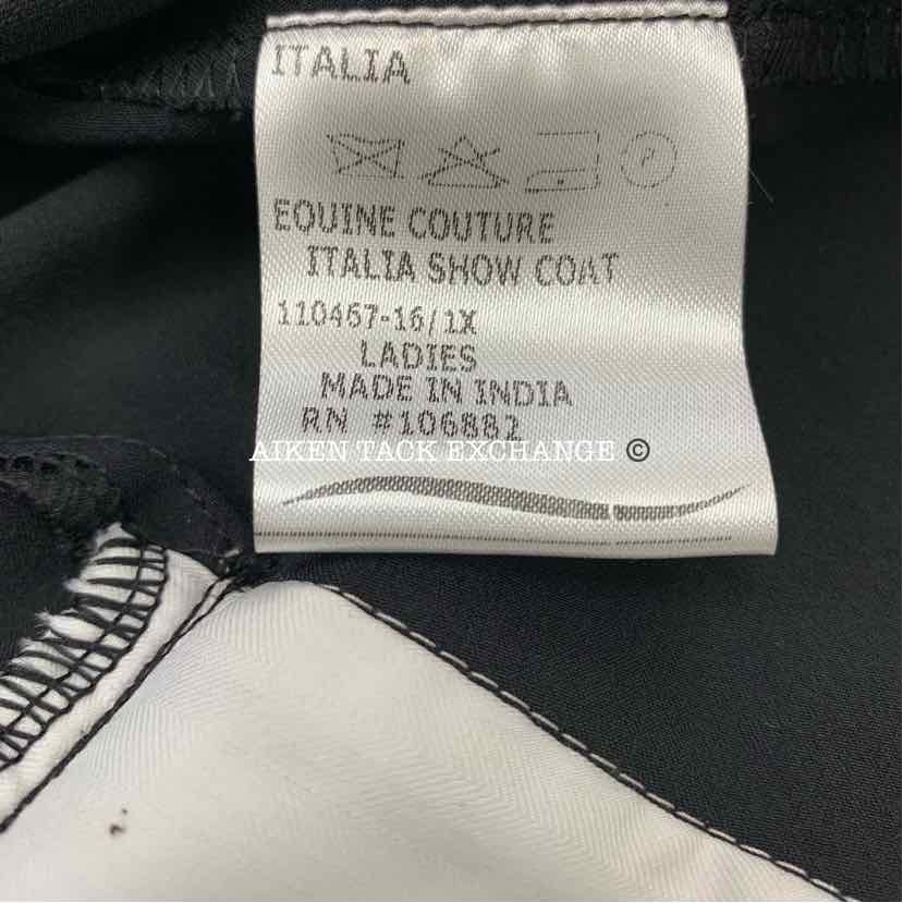 Equine Couture Show Coat, Size 16 (1X)
