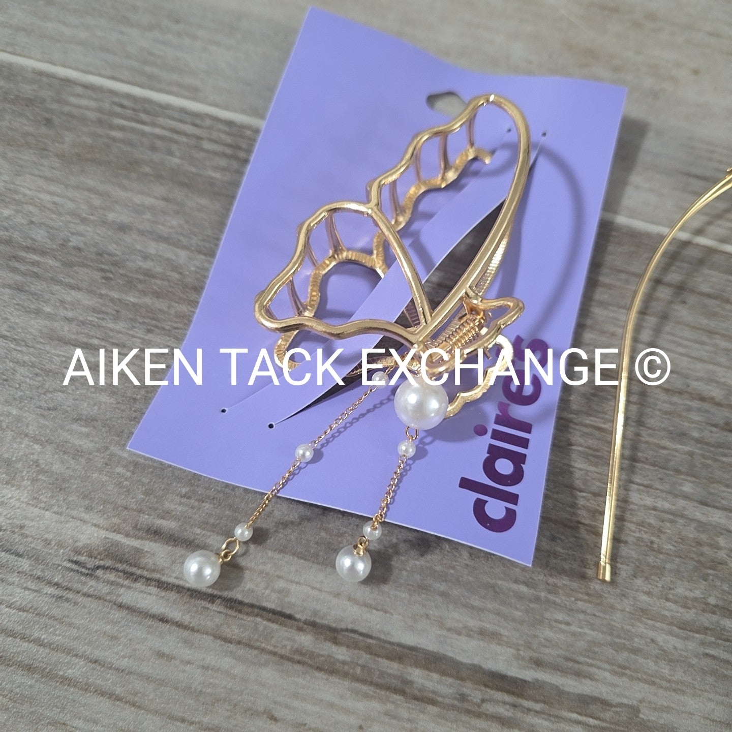 Claire's Hair Bundle - 1 Headband, 1 Claw Clip