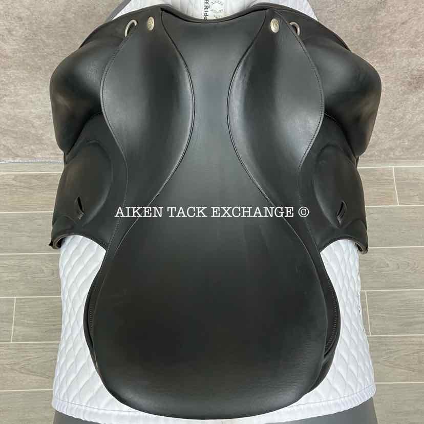 **SOLD** 2010 Stackhouse Legado Monoflap Dressage Saddle, 17.5" Seat, Medium Narrow Tree