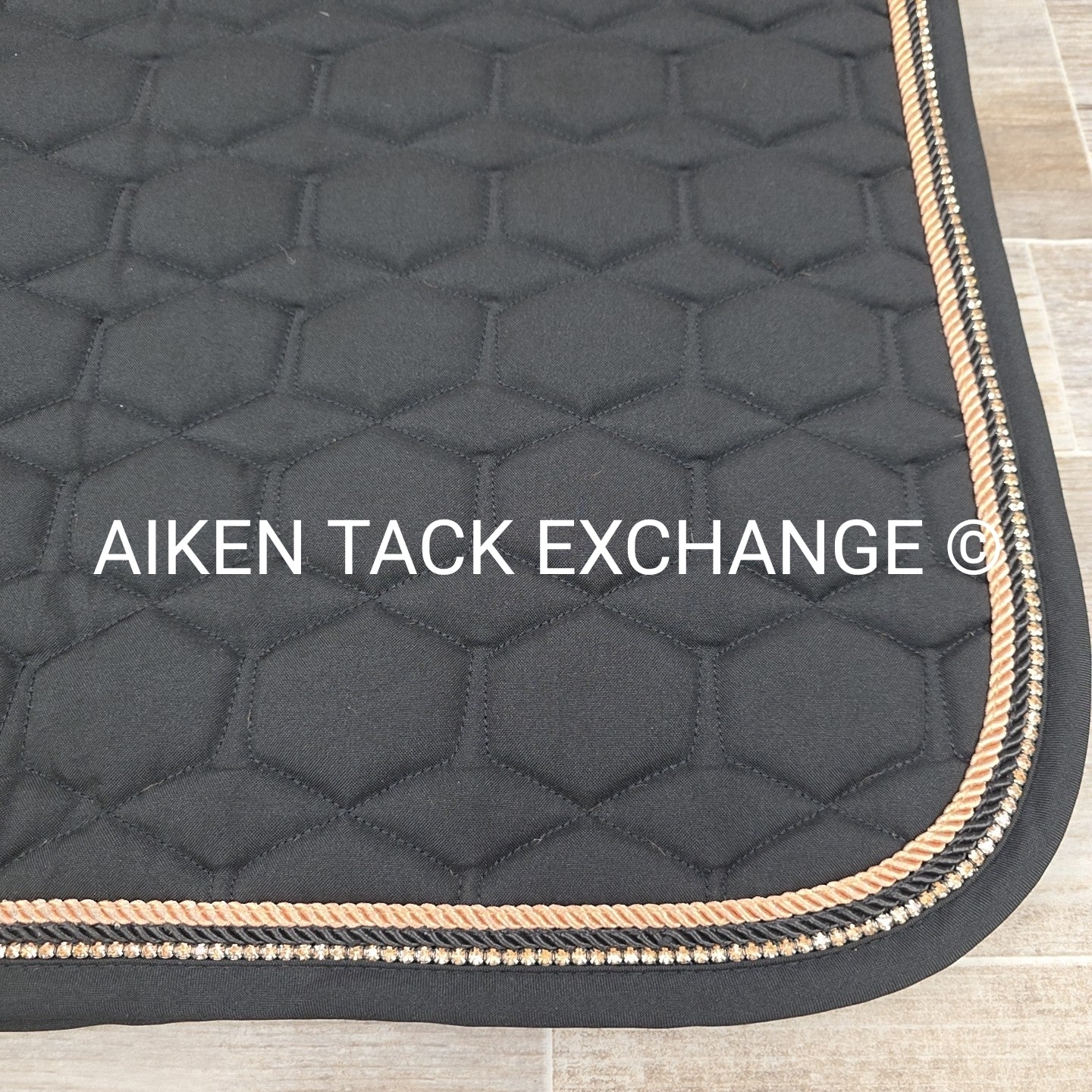 HKM Rose Gold Glamour Dressage Saddle Pad