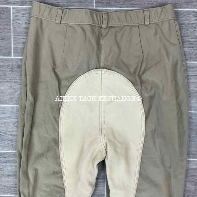 BARGAIN BUNDLE: 2 Pair Tropical Rider Deerskin Full Seat Breeches, Size 30