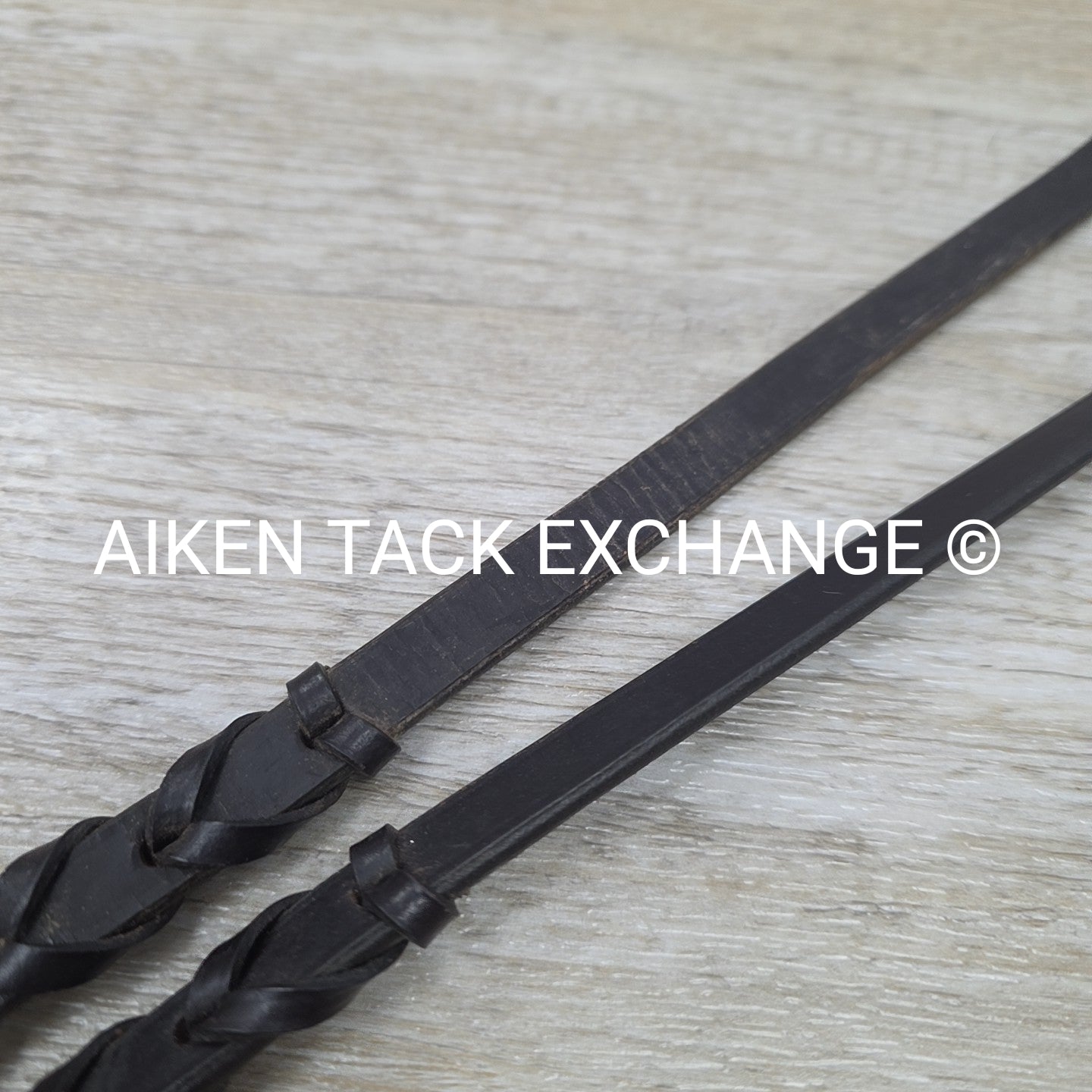 SmartPak Plymouth Flat Laced Reins, Brown, 48"