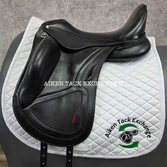 2022 Aviar Sparrow 1.0 Monoflap Dressage Saddle, 18" Seat, Adjustable Tree, Foam Panels