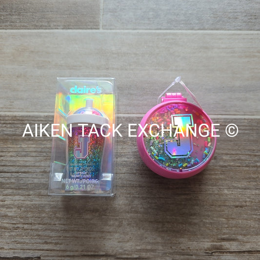 Claire's Lip Balm & Brush Set - Letter J