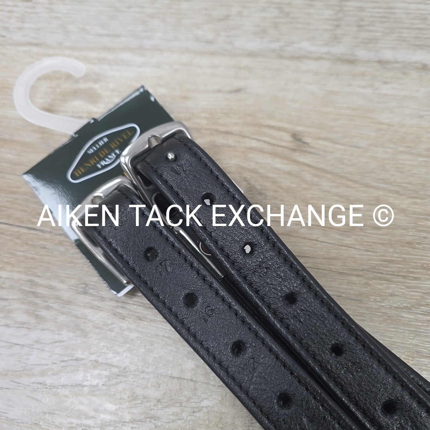 HDR Triple Covered Close Contact Stirrup Leathers, Black, 60"