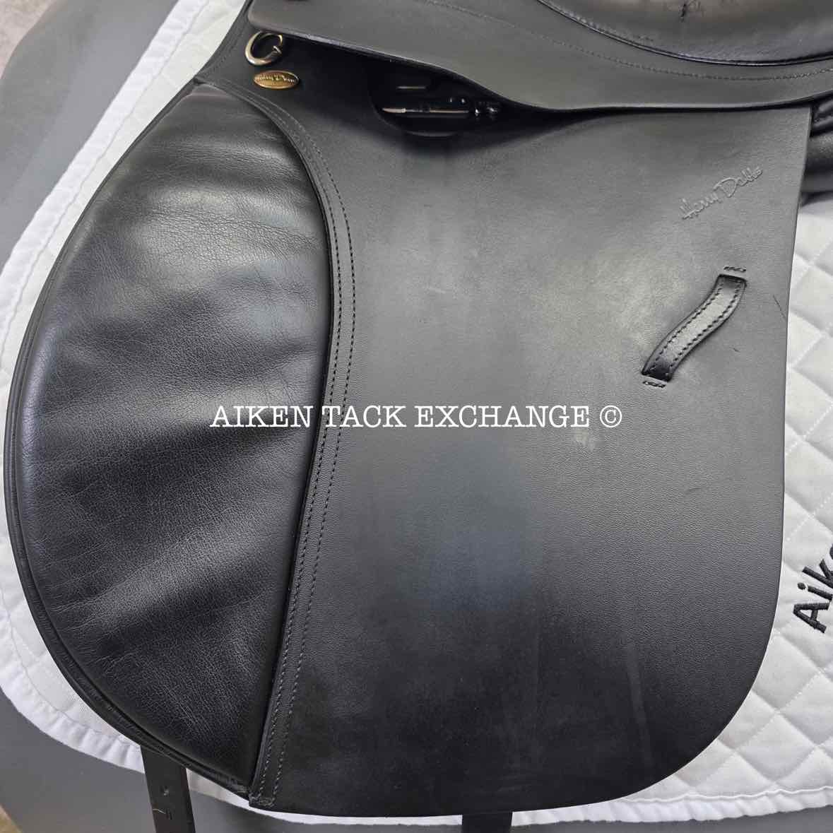 Harry Dabbs All Purpose Saddle, 17.5" Seat, XX-Wide Hoop Tree, Wool Flocked Panels