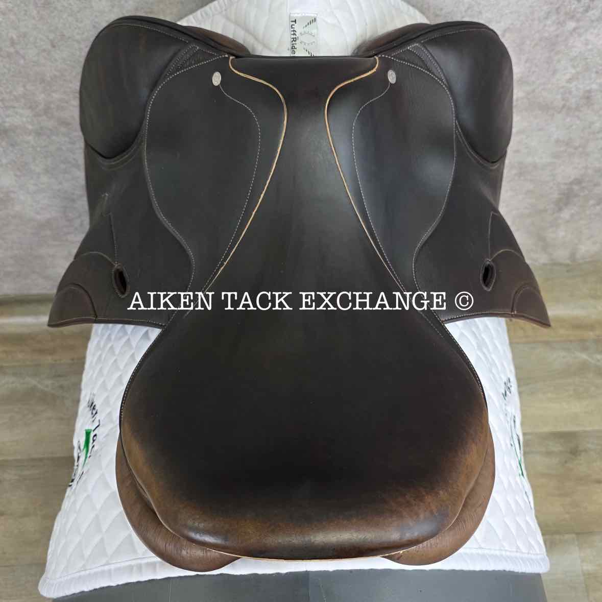 2013 Herve Godignon Jump'In Close Contact Jump Saddle, 17.5" Seat, 3CL Flap, Medium Tree, Foam Panels