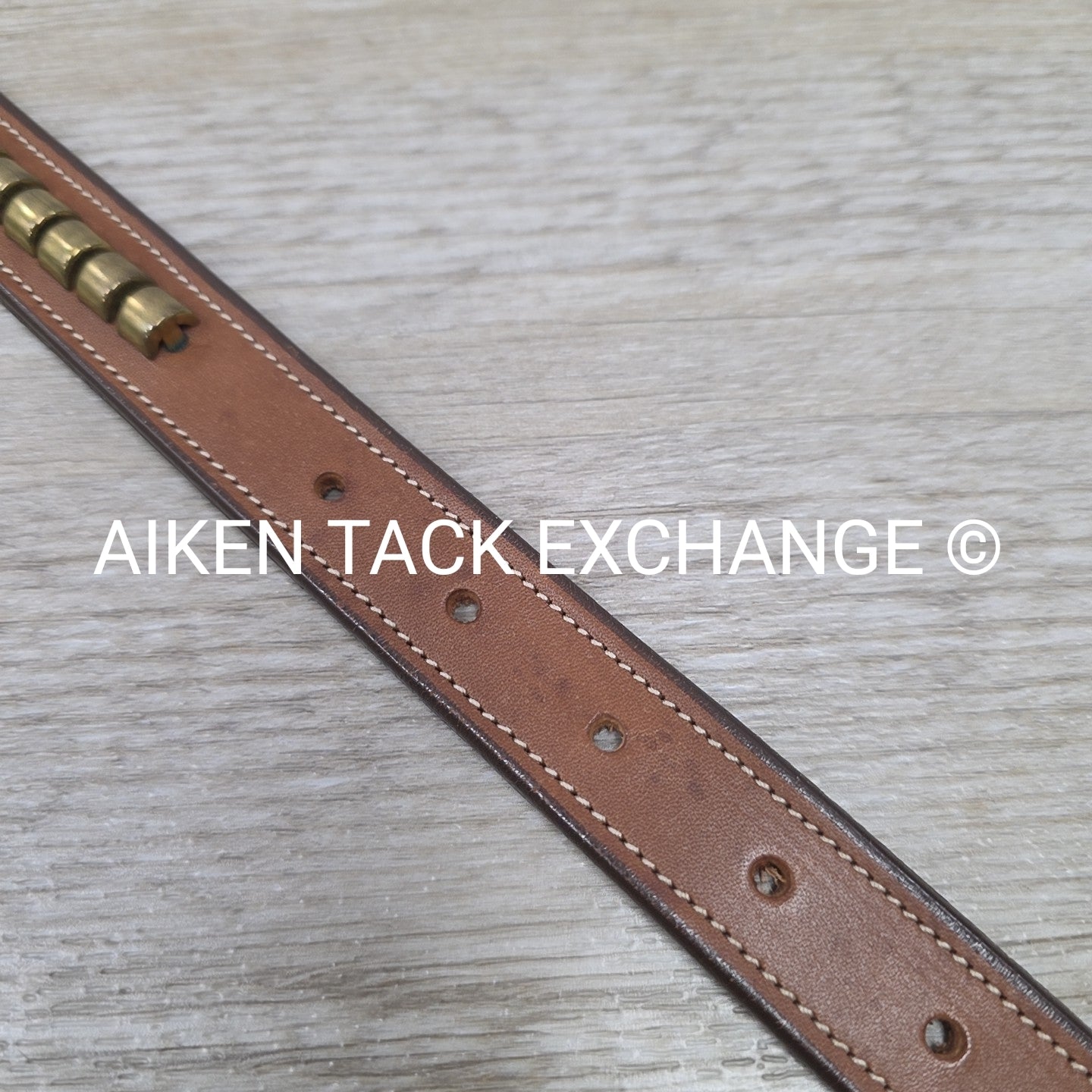 Tory Leather Clincher Brass Buckle Belt, 26"