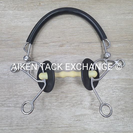 Happy Mouth Shaped Mullen Mouth Hackamore Bit 5" (Missing Curb Strap)