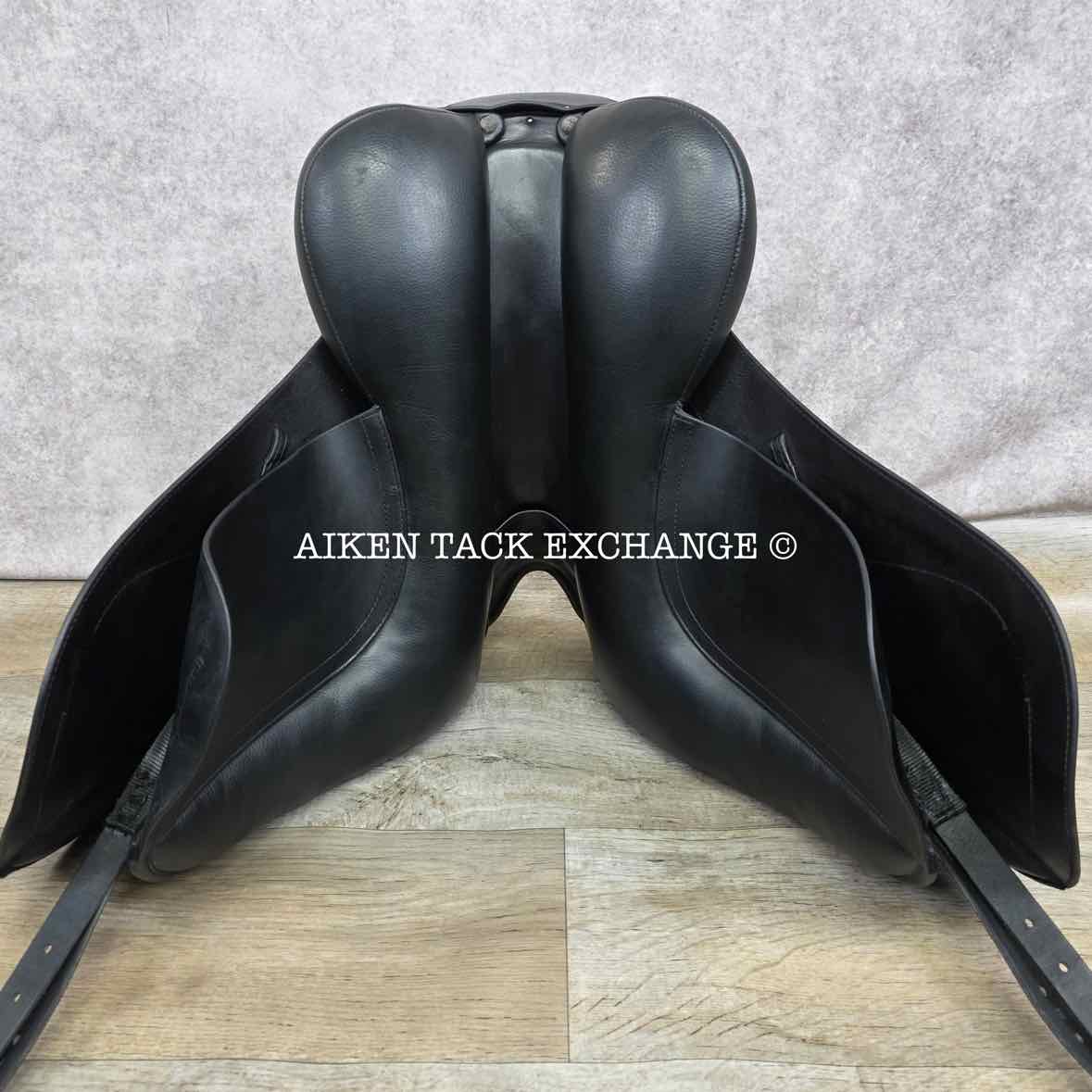 Patrick Profile Dressage Saddle, 17.5" Seat, Adjustable Tree - Changeable Gullet, Wool Flocked Panels