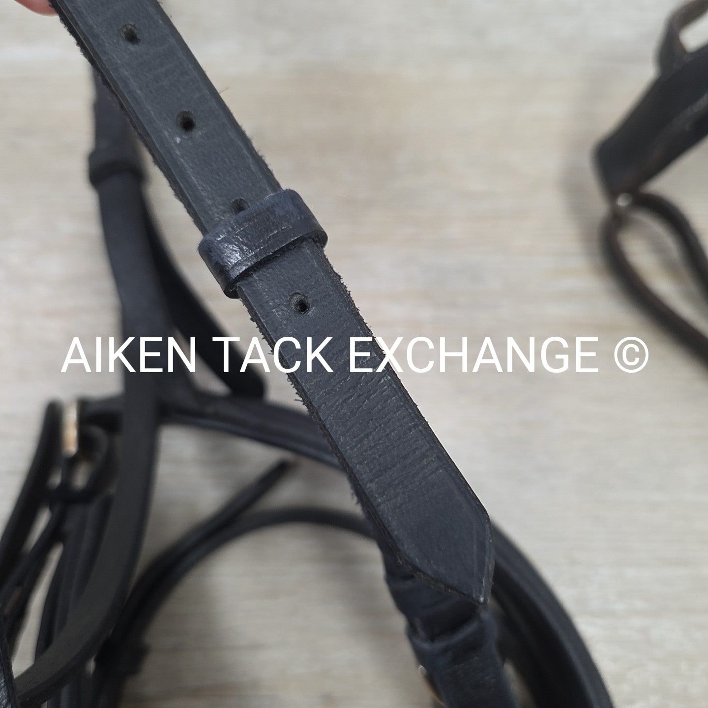 BARGAIN BUNDLE: Dressage Bridle with Extra Noseband, Black