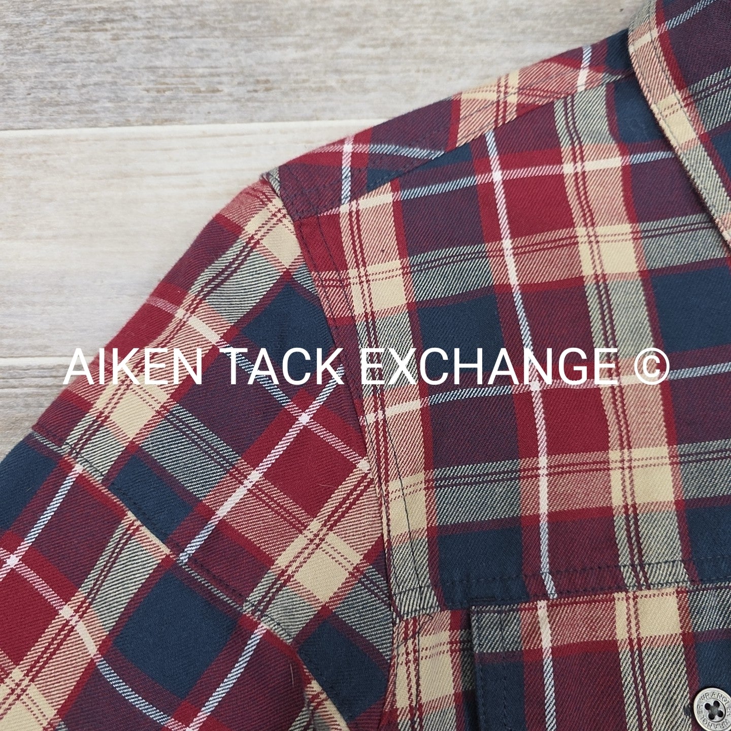 Wrangler Men's ATG Flannel Plaid Button-Down Shirt, Size Small