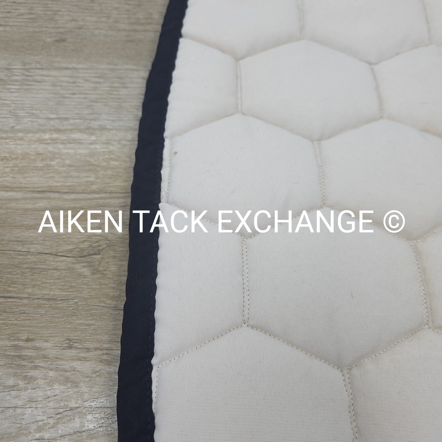 Arion Dressage Saddle Pad, White (has stains)